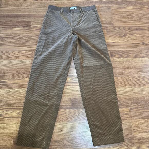 COS brown straight leg Regular-Fit Corduroy Chinos 28R - Picture 7 of 13